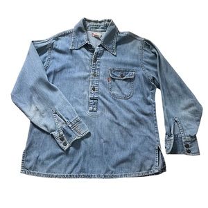 Levi’s orange tab denim shirt vintage 1960’s 1970’s size M RARE